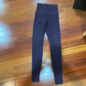Maroon leggings Lululemon size 2